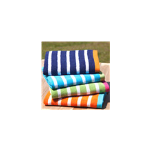 河南省紫阳光大纺织有限公司-2014热销割绒印花条纹沙滩巾